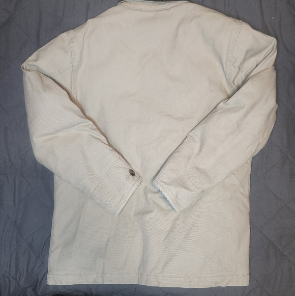 Timberland Strathum Issue Men's Beige Corduroy Barn Jacket Size Medium Brown - Picture 7 of 7